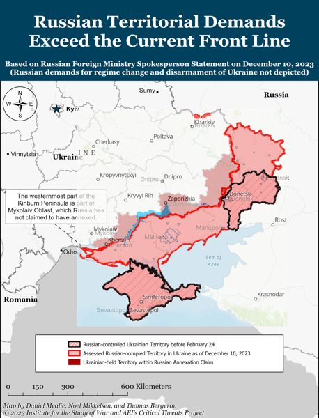 Russian Annexation Claims December 10 2023