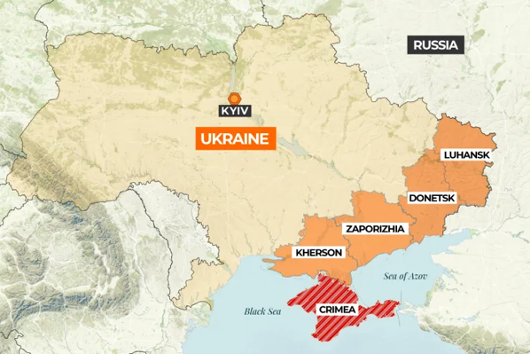 INTERACTIVE Poster Which Ukrainian regions are voting on joining Russia
